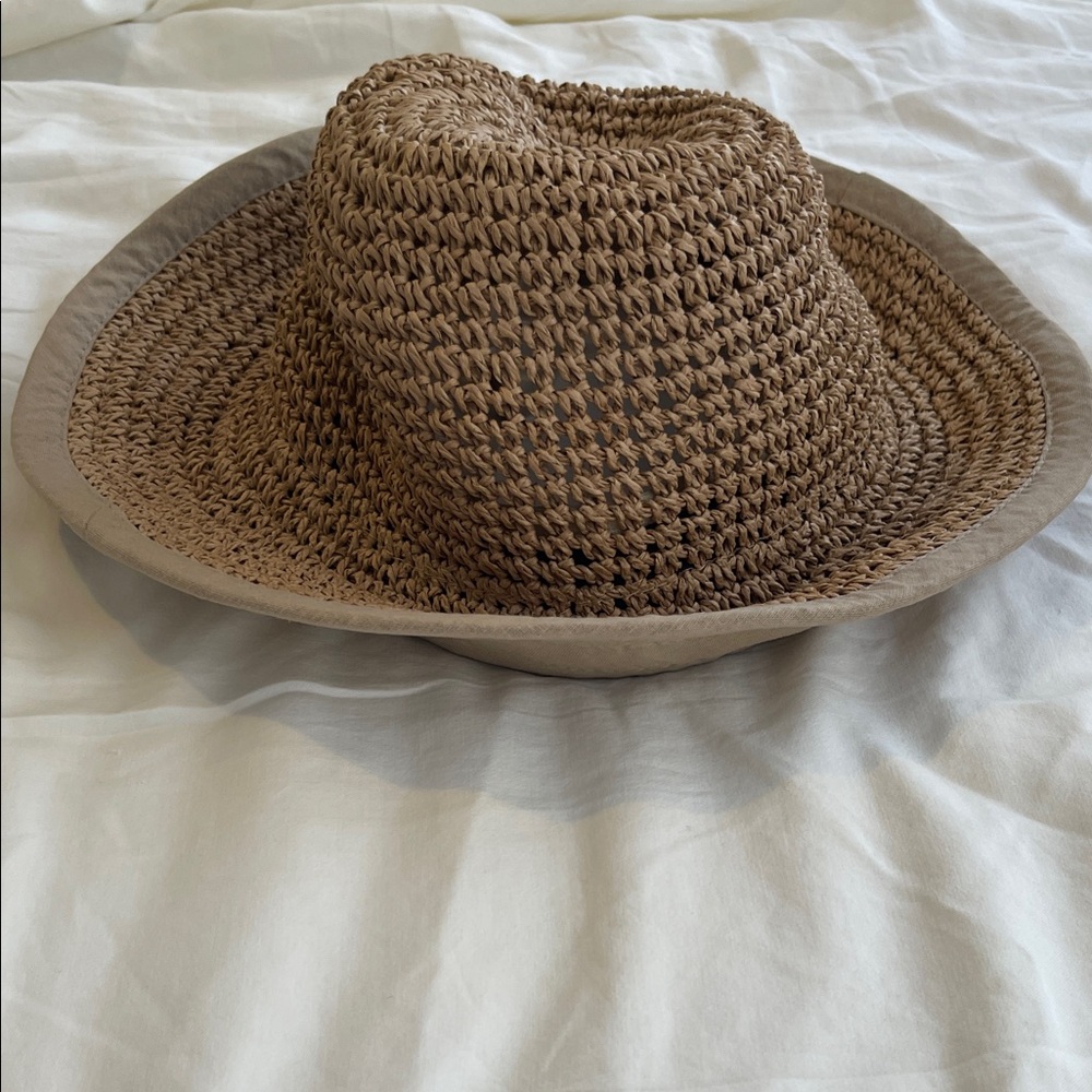 ☀️ NWT Brown Woven Sun Hat